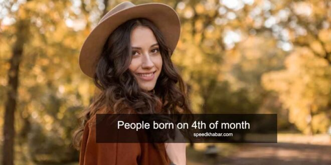 People born on 4th of month