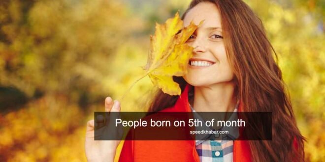 People born on 5th of month